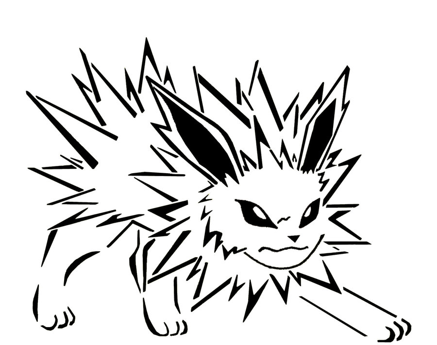 900x711 Pokemon Coloring Pages Jolteon Pokemon Coloring Pages Pokemon