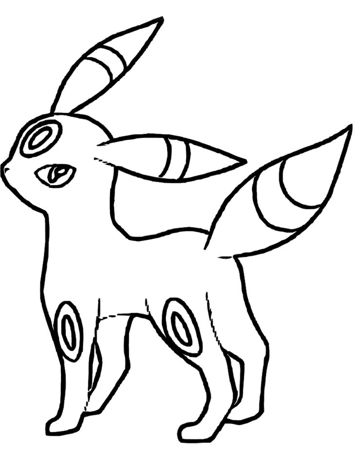 736x938 Flareon Coloring Page Free Download