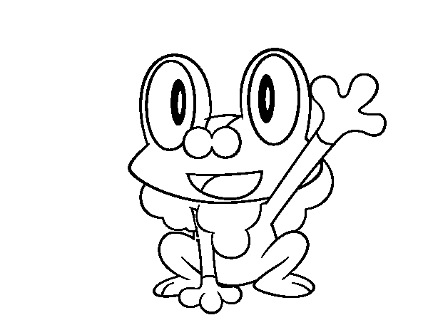 600x470 Pokemon Froakie Coloring Pages