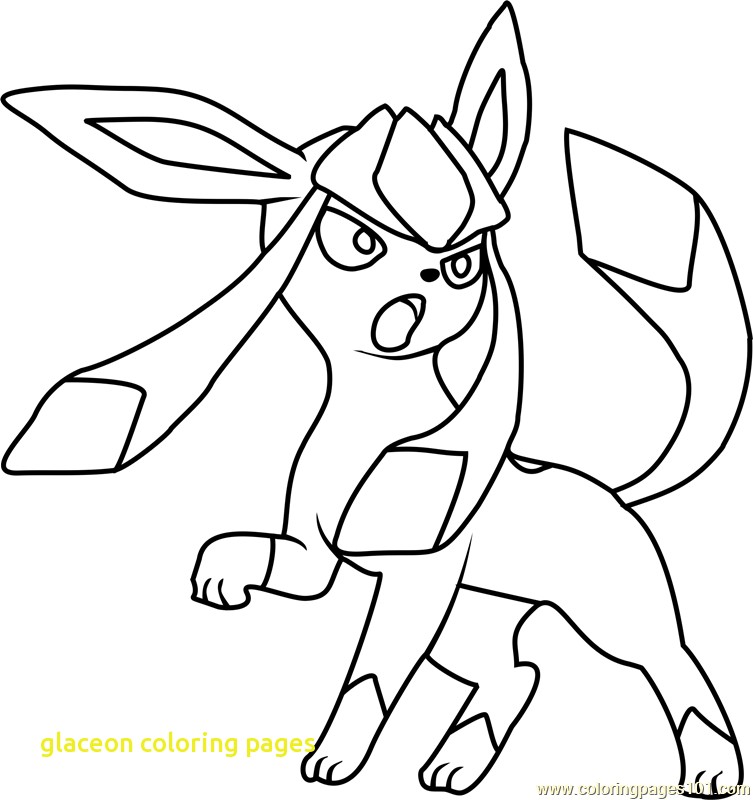 753x800 Glaceon Coloring Pages