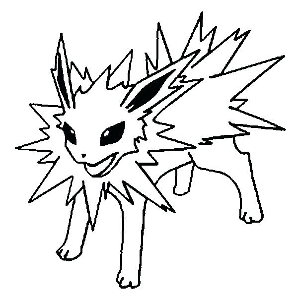 600x603 Pokemon Coloring Pages Eevee All Page With Regard To Evolutions