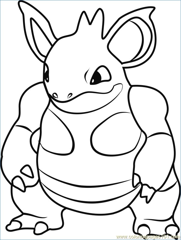 604x800 Digtrio Pokemon Coloring Page