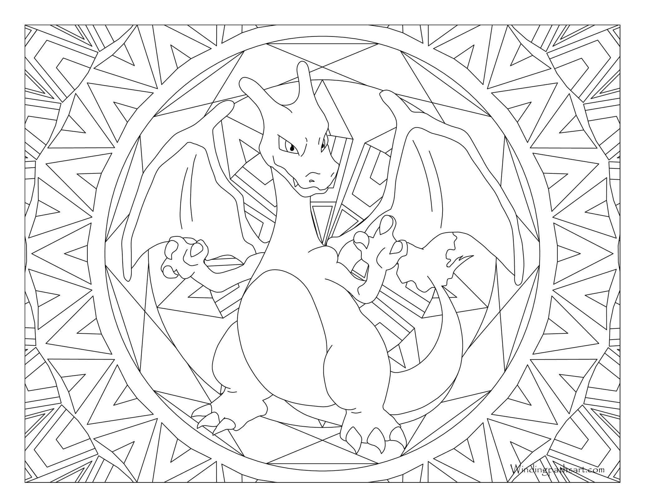 2070x1600 Adult Pokemon Coloring Page Charizard Pokemon