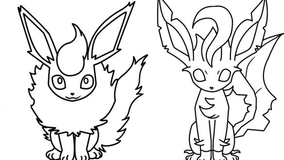 Pokemon Leafeon Coloring Pages At Getdrawings Free Download 5229