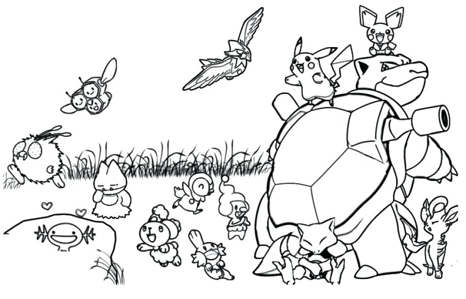 960x616 Pokeman Coloring Pages Printable Coloring Page Pokemon Printable