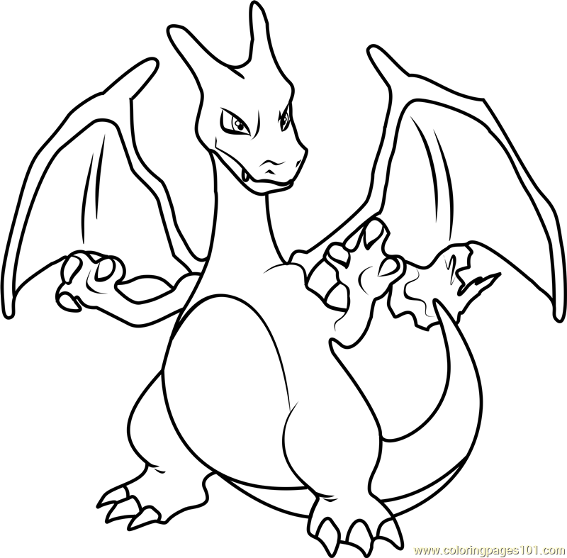 800x787 Charizard Coloring Pages Charizard Pokemon Coloring Page Free