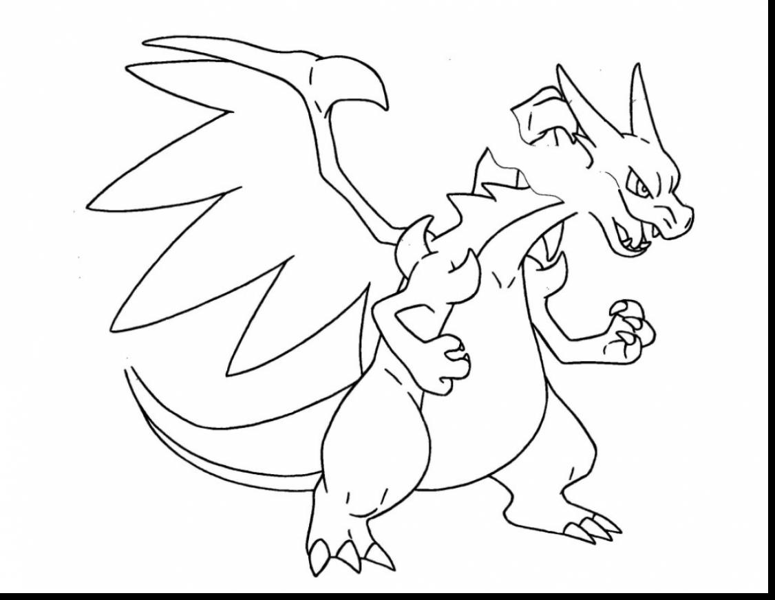 1126x872 Charizard Pokemon Coloring Page Free Printable Pages