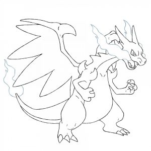 300x300 Pokemon Coloring Pages X And Y Mega Evolution New Coloring Pages