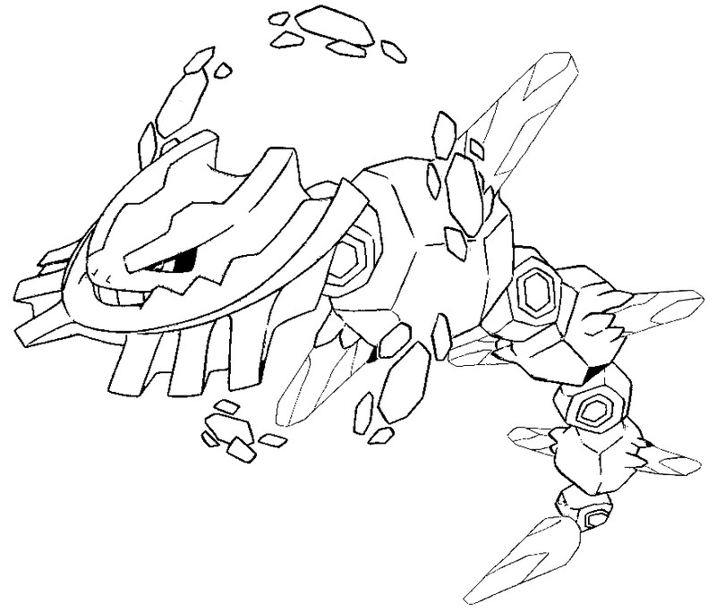 800x684 Coloring Page Mega Evolved Pokemon Mega Steelix