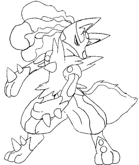 473x559 Coloring Page Free Drawing Board Weekly Coloring Pages Of Lucario