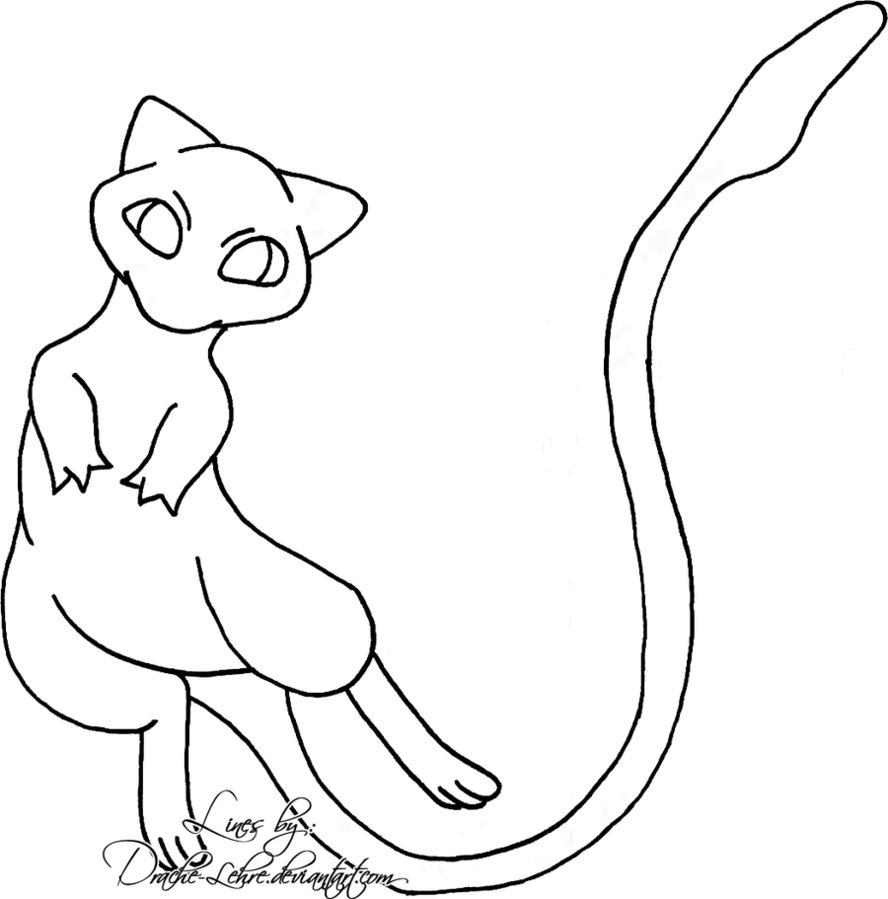 888x899 Pokemon Mew Coloring Pages