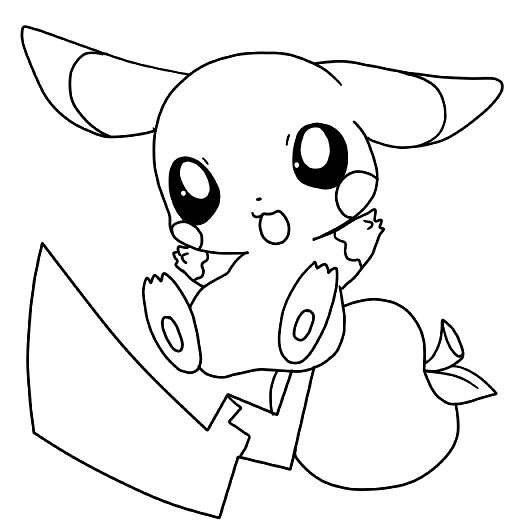 528x528 Pikachu Coloring Pages Coloring Pages Kids
