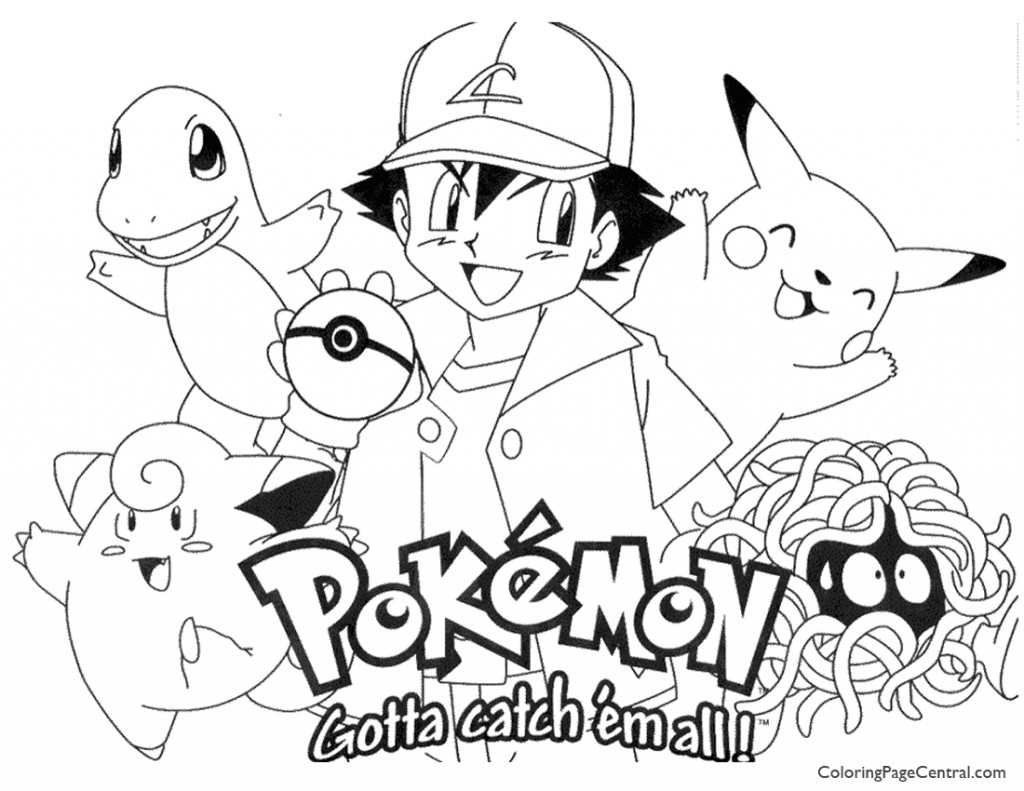 1024x791 Pokemon Coloring Page Coloring Page Central