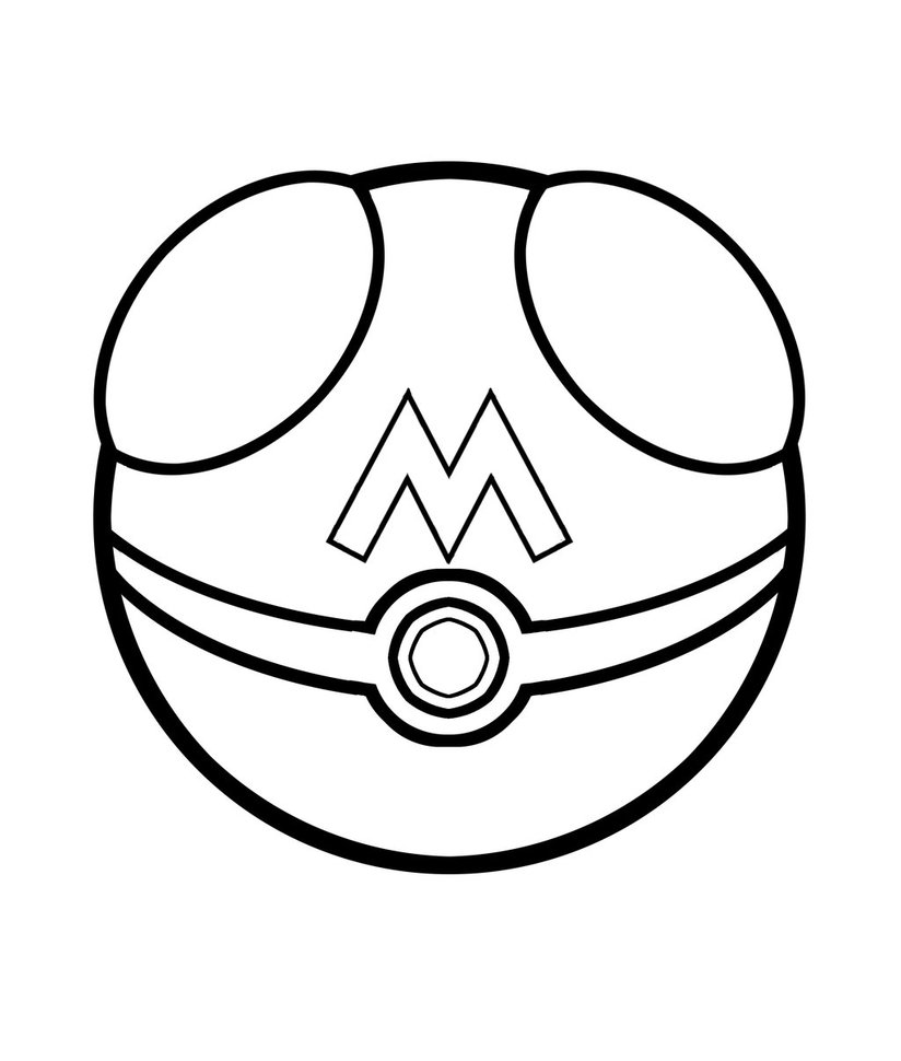 824x970 Pokemon Coloring Pages Pokeball