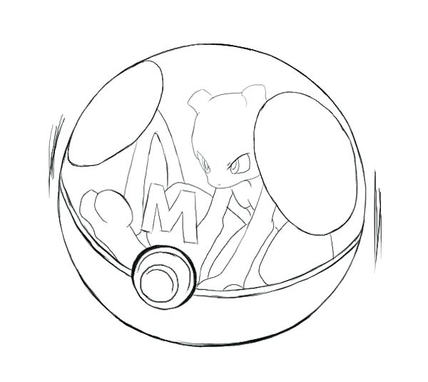 600x536 Pokemon Pokeball Coloring Pages Coloring Pages Great How To Draw