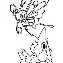 220x220 Pokemon Battles Coloring Pages
