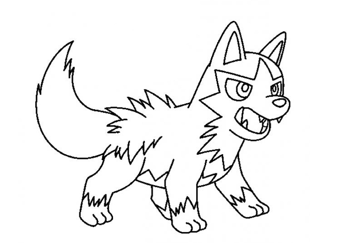 700x500 Poochyena Coloring Pages
