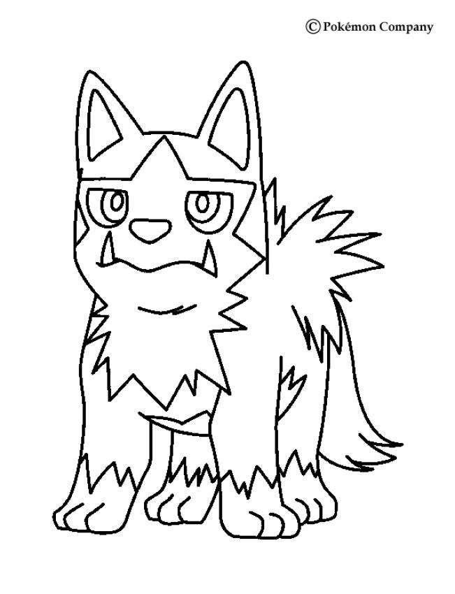651x850 Poochyena Coloring Pages