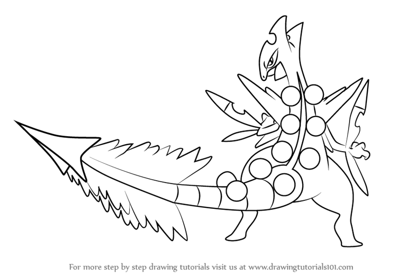 800x565 Pokemon Mega Sceptile Coloring Pages
