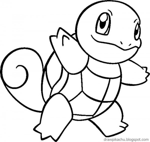 600x569 Pokemon Squirtle Coloring Pages Pokemon Coloring Pages Squirtle