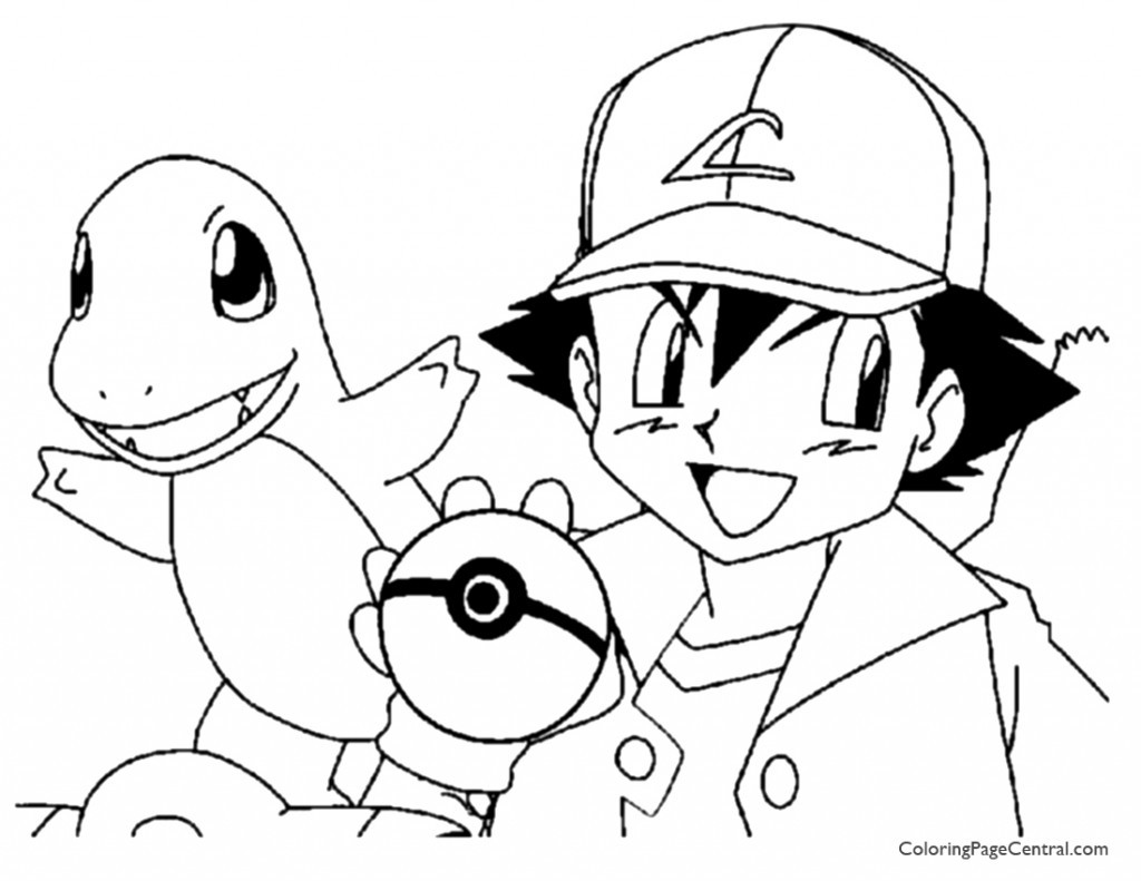 1024x791 Pokemon Ash Coloring Pages Mosm