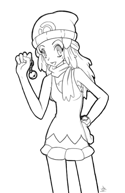 415x637 Stylish Design Pokemon Dawn Coloring Pages