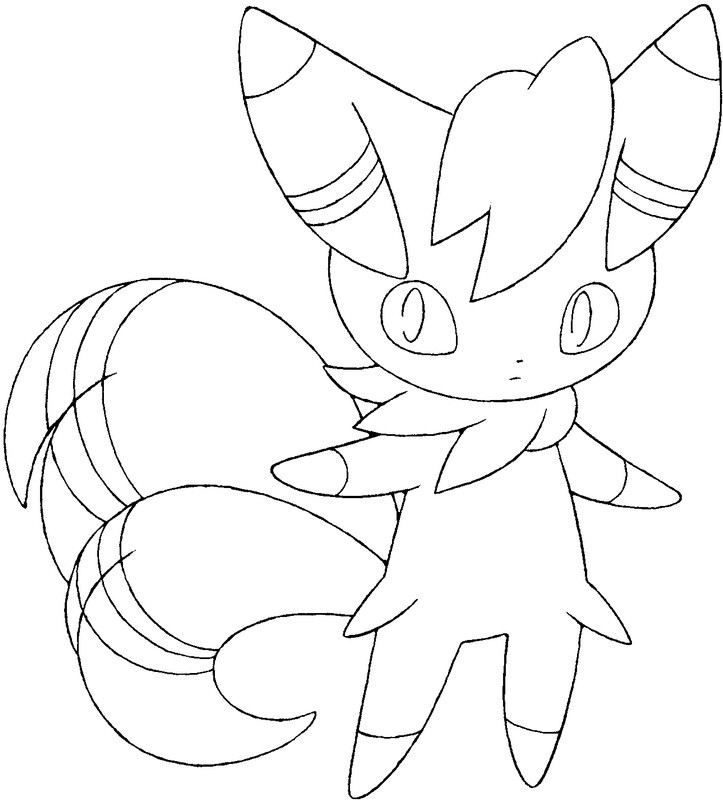 723x800 Coloring Page Pokemon X Y