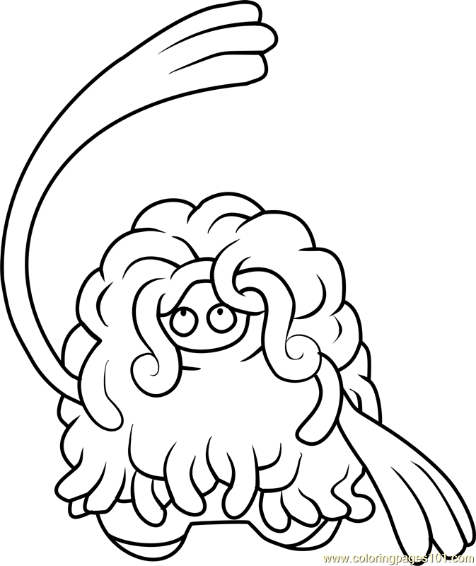 673x800 Tangrowth Pokemon Coloring Page