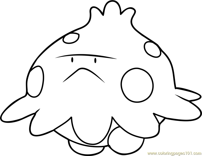800x619 Shroomish Pokemon Coloring Page
