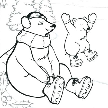 420x420 Arctic Coloring Pages Arctic Animal Coloring Pages Polar Animal