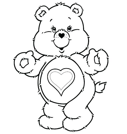 529x554 Little Bear Coloring Pages Click To See Printable Version