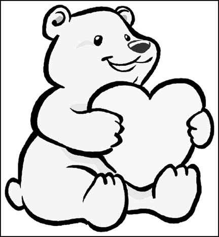 432x468 Top Polar Bear Coloring Pages
