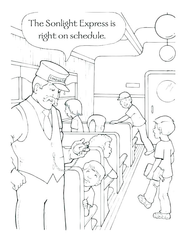 618x803 Free Printable Polar Express Coloring Sheets Printable Coloring