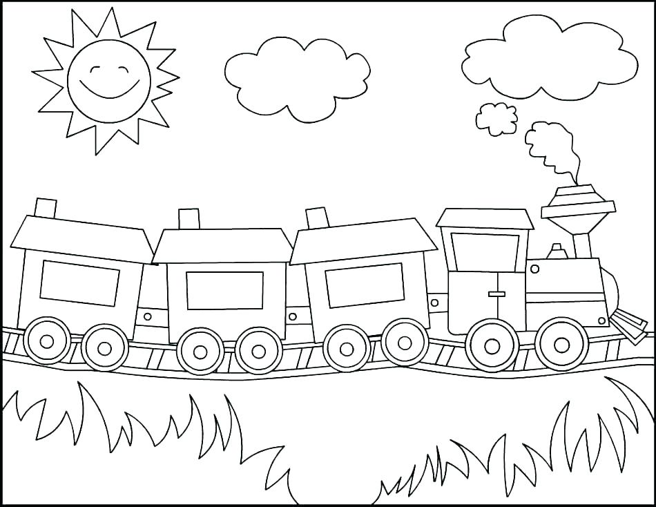 950x734 Train Coloring Pages To Print Polar Express Train Coloring Pages