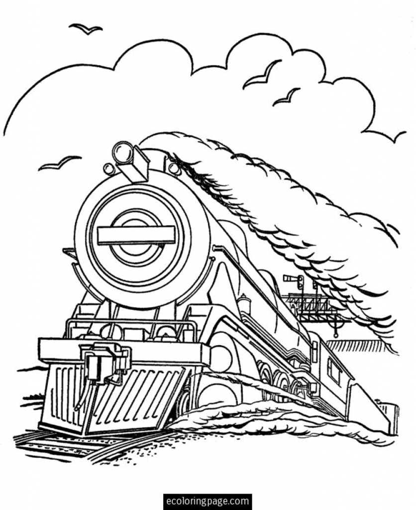 836x1024 Polar Express Coloring Pages Free Murderthestout Best