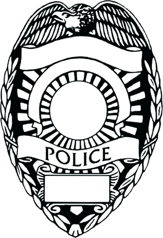 Police Badge Coloring Page at GetDrawings | Free download