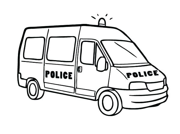 600x448 Police Car For Colouring Drift Coloring Pages Police Car Colouring