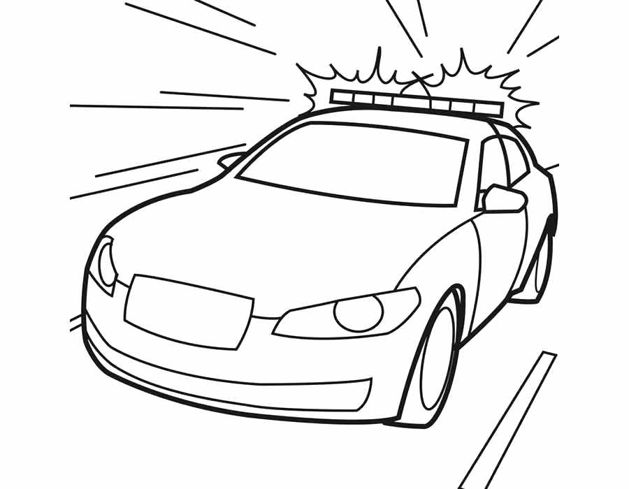 900x700 Police Car Coloring Pages Free Police Car Coloring Pages Printable
