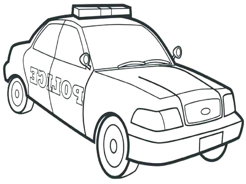 800x600 Police Car Coloring Pages To Print