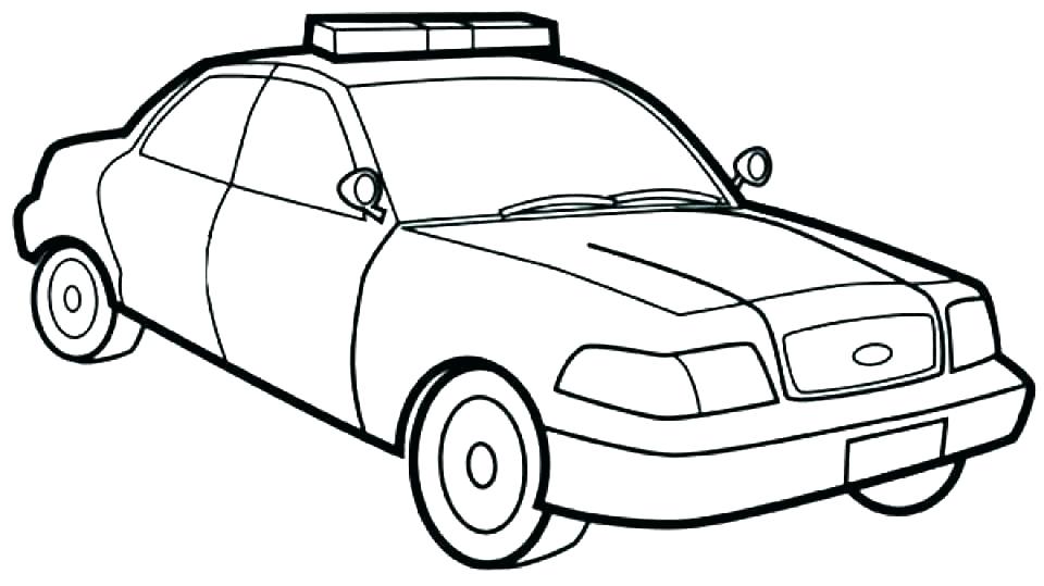 960x539 Police Car Coloring Sheet Police Truck Coloring Page Free