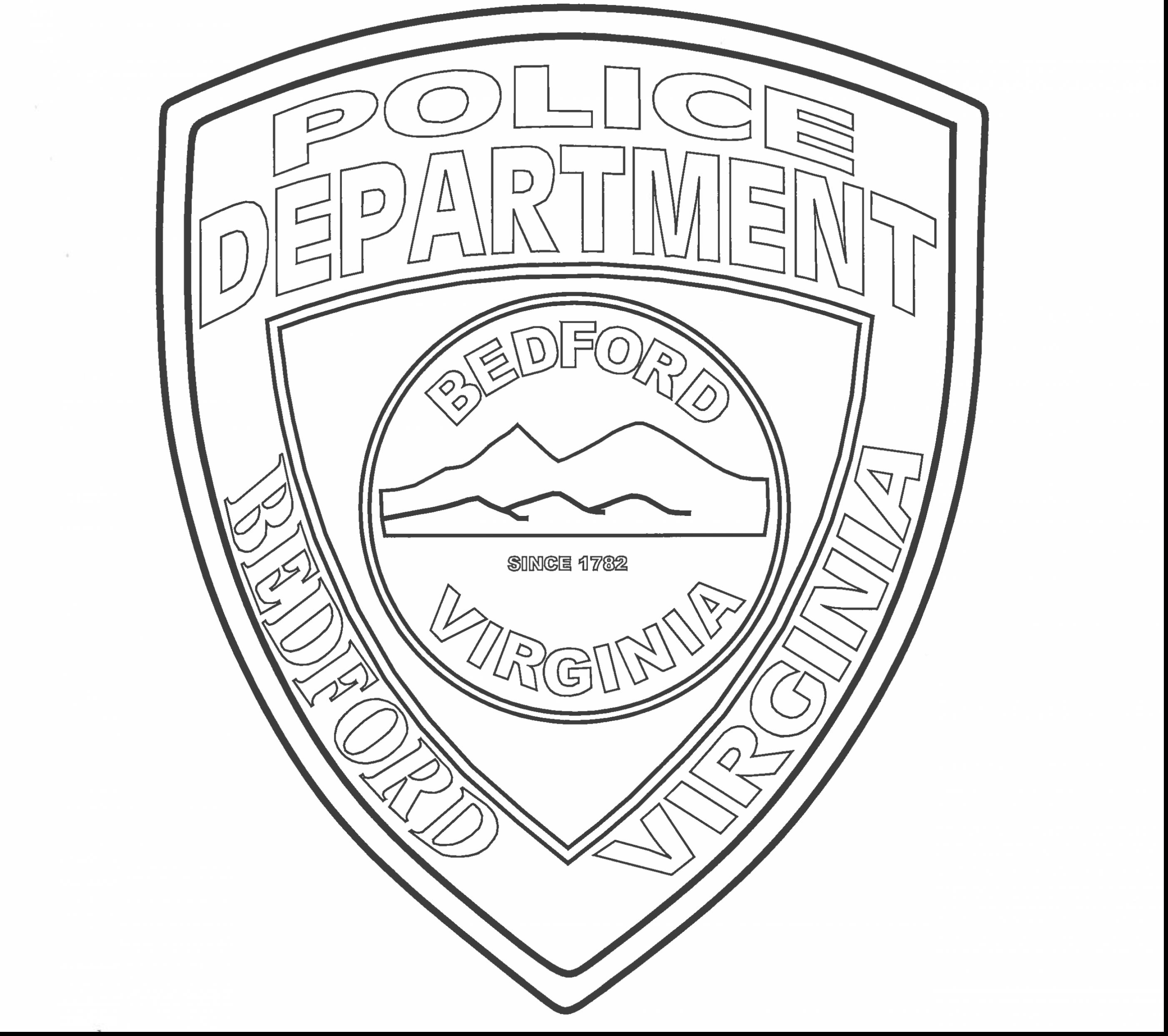 2805x2488 Police Badge For Kids