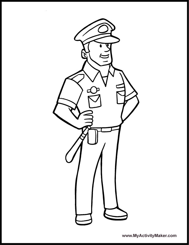 618x798 Police Coloring Pages Majestic Looking