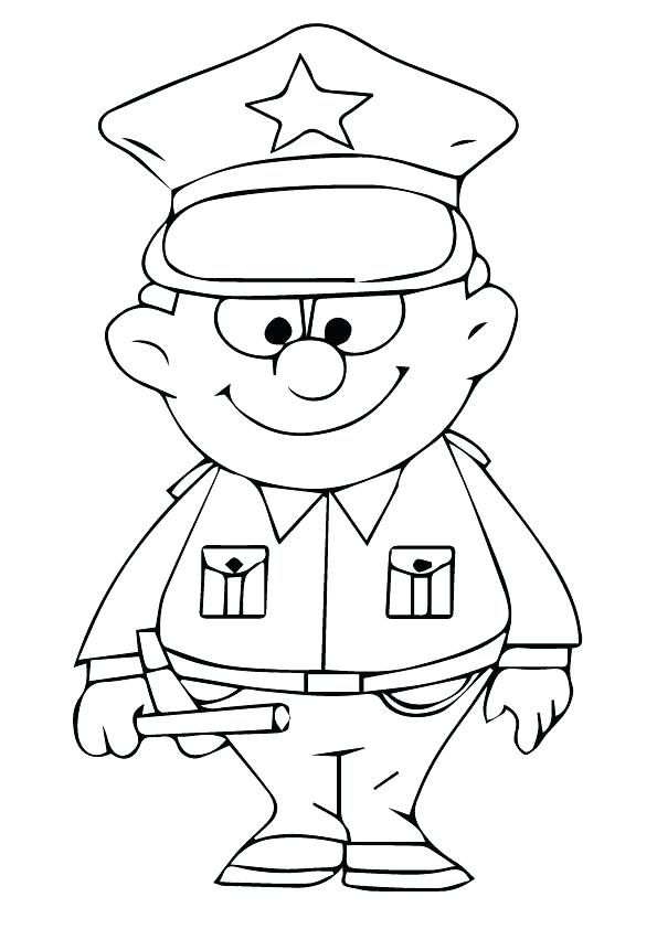 595x842 Policeman Coloring Pages Policeman Coloring Pages Printable Police