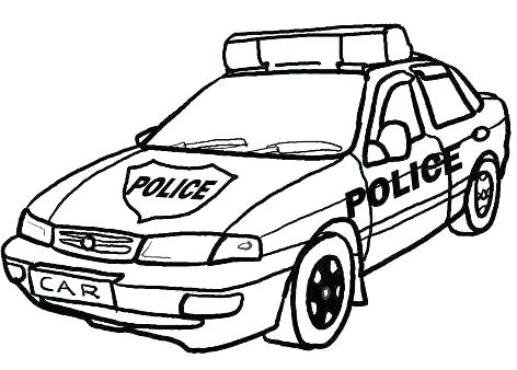 472x338 Police Cars Coloring Pages