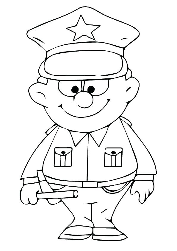 595x842 Police Officer Coloring Page Police Officer Coloring Page Police