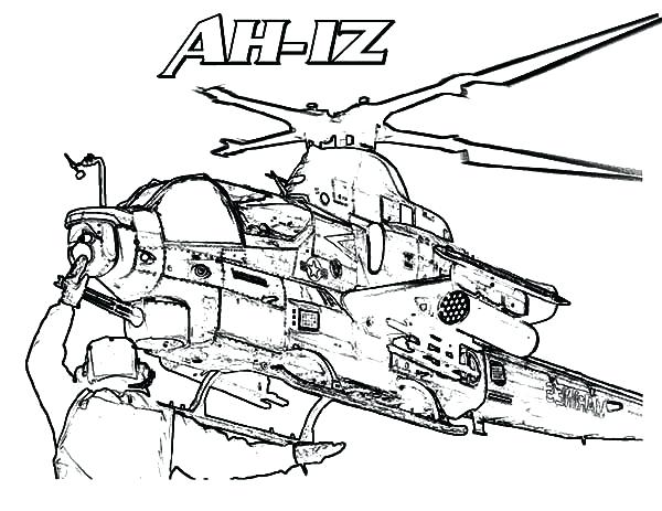 600x463 Helicopter Coloring Page
