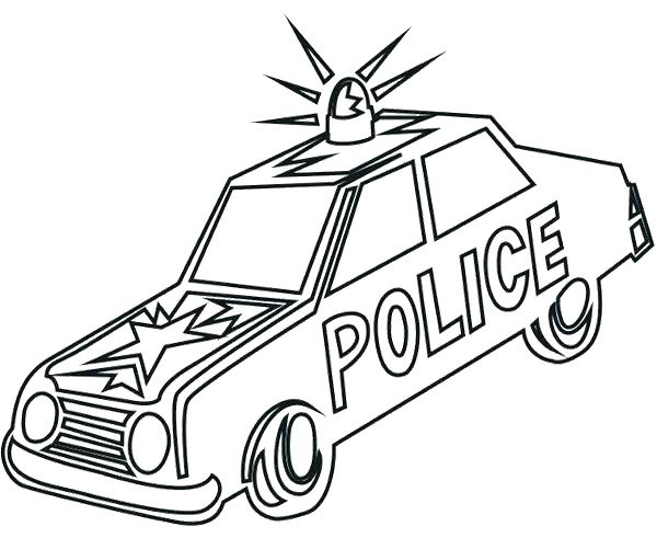 600x491 Police Colouring Pages Car Printable Coloring Pages Police Car