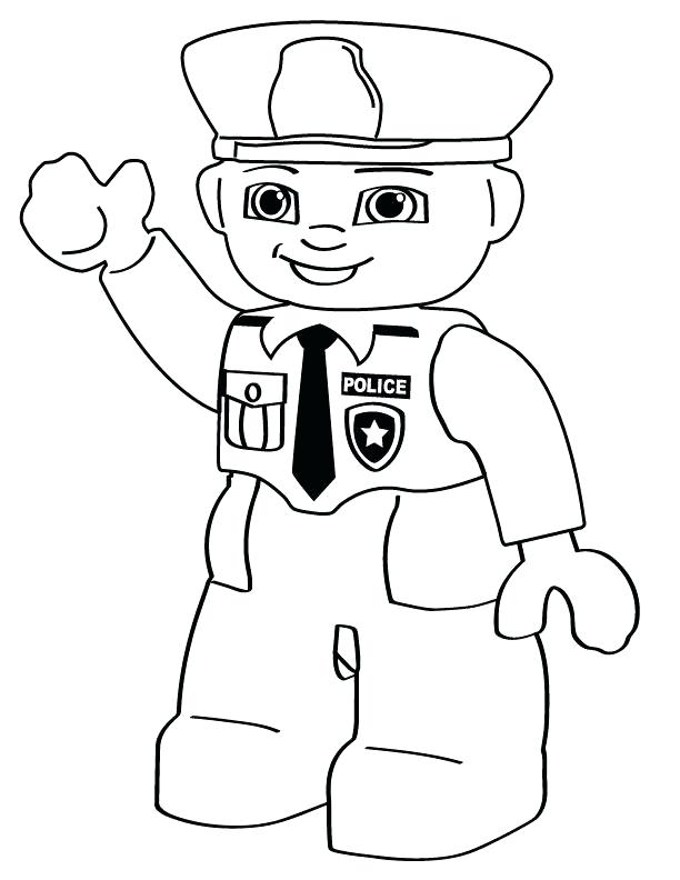 612x792 Police Colouring Pages Police Person Free Printable Coloring Pages
