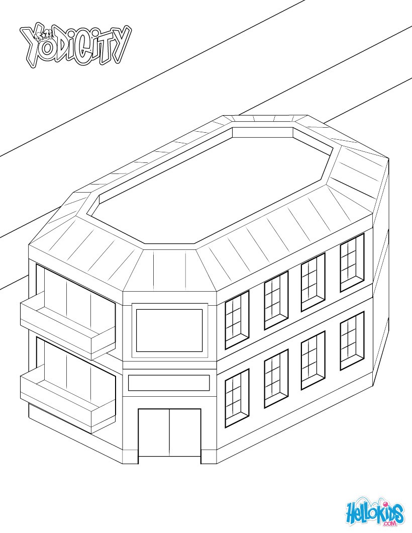 820x1060 Yodicity Police Station Coloring Pages