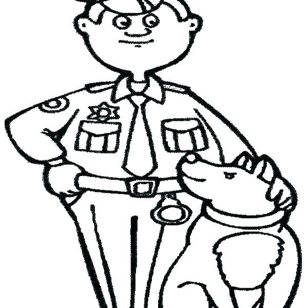 600x600 Police Officer Coloring Pages Police Officer Coloring Pages